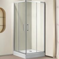 Душевой уголок Cezares Porta A-2 100x100 PORTA-D-A-2-100-P-Cr профиль Хром стекло рифленое