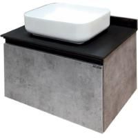 Тумба с раковиной Comforty Эдинбург 75 4149066 подвесная Бетон светлый