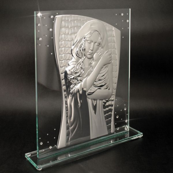 CTF, икона материнства, 30х36 см, цвет серебро