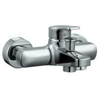 Смеситель для ванны и душа, Laufen, Citypro, тип открывания воды-однорычажный, тип регулирования воды-керамический картридж, монтаж-настенный, отверстия для монтажа-2, вынос излива, мм-150, тип излива-неподвижный, с двухрежимным переключателем потока, без