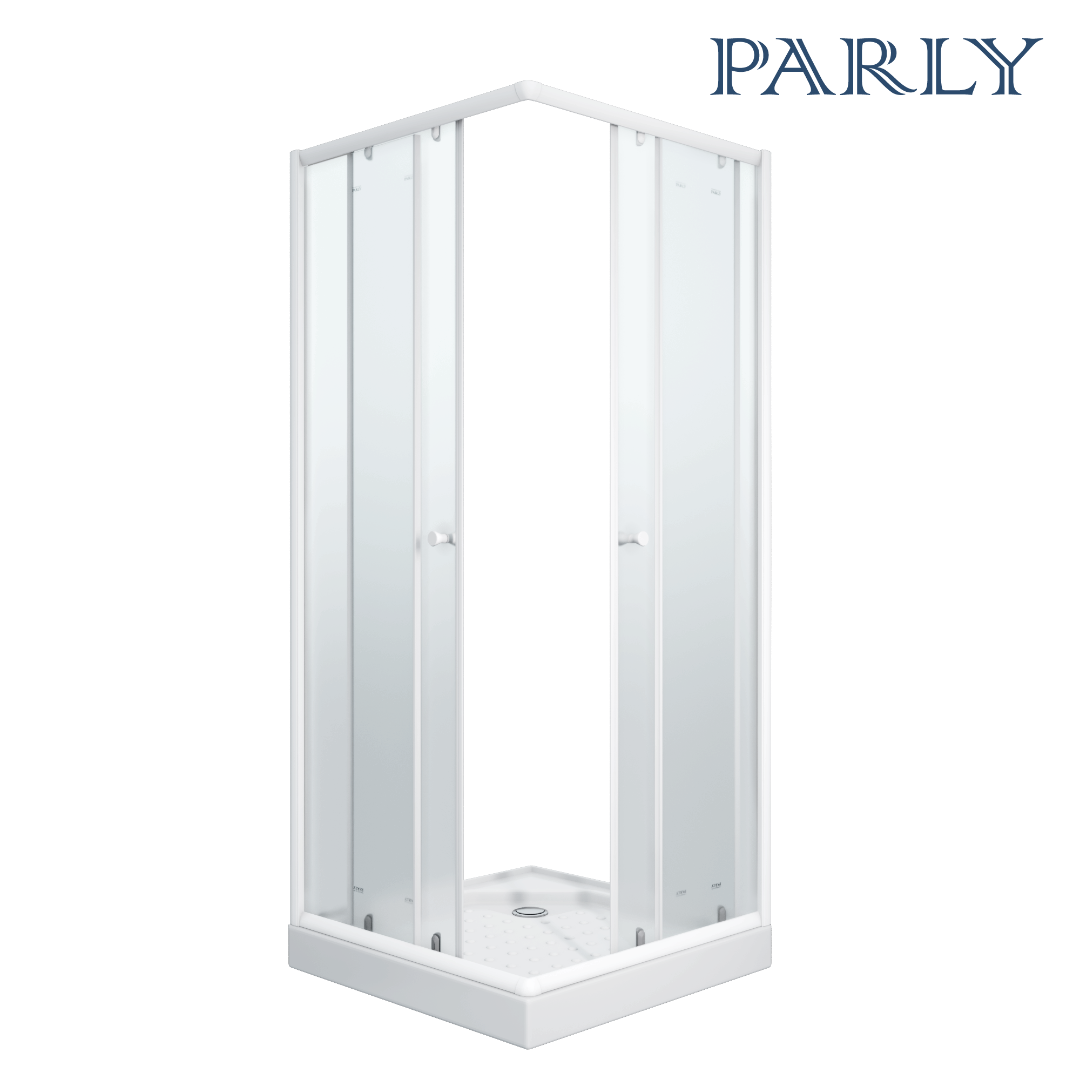 Уголок ZFQ81 душевой PARLY с поддоном (80х80х190)