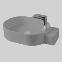 Artceram CARTESIO Раковина настольная 58х36 см, 1 отверстие, цвет серый глянцевый Artceram CARTESIO Раковина настольная 58х36 см, 1 отверстие, цвет серый глянцевый