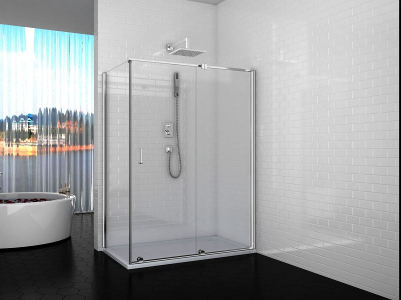 Душевой уголок Cerutti SPA Premiata-6 120x80 профиль Хром стекло прозрачное Душевой уголок Cerutti SPA Premiata-6 120x80 профиль Хром стекло прозрачное