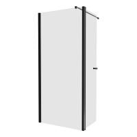 Душевое ограждение NEW TRENDY NEW SOLEO BLACK 120x195 K-0787 (черный)