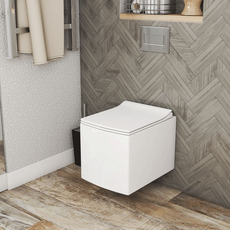 Унитаз Owl 1975 Cube Cirkel-H OWLT190803 подвесной с сиденьем Микролифт