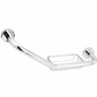 Поручень Fora Long 48 L012-2 с мыльницей Хром
