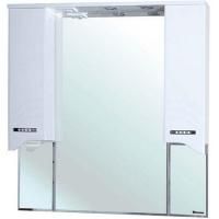 Зеркало со шкафом Bellezza Дрея 105 с подсветкой Белое