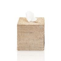 Салфетница, Decor Walther, BASKET, KBQ, ширина, мм-140, глубина, мм-140, высота, мм-140, материал-ротанг, цвет-ротанг светлый (Rattan hell)