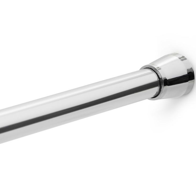 Карниз для ванной алюминиевый хром 70-120см. Карниз для ванной алюминиевый хром 70-120см.