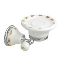 PROVANCE Mыльница настенная, керамика с декором/хром