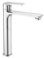 Смеситель Saint-Petersburg для раковины, высокий,  без донного клапана, артикул: SPb 25