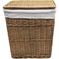 Корзина для белья WasserKRAFT Ammer 38x26x43 WB-370-M с крышкой Коричневая Корзина для белья WasserKRAFT Ammer 38x26x43 WB-370-M с крышкой Коричневая