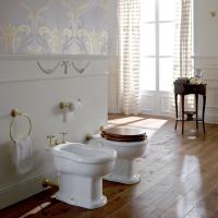 Sbordoni Palladio Унитаз напольный 36х55хh38см слив в пол, цвет: белый