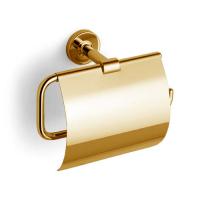 Bertocci Cinquecento Держатель для туалетной бумаги с крышкой, цвет: золото