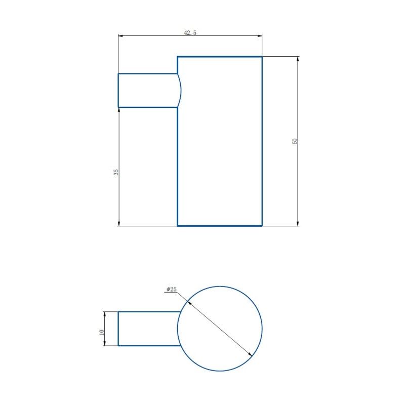 Крючок для ванной комнаты Haiba HB8405-7, черный