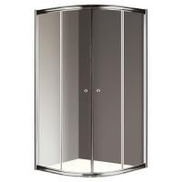 Душевой уголок Cezares Giubileo R2 90x90 GIUBILEO-R-2-90-SCORREVOLE-C-Cr профиль Хром стекло прозрачное