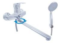 Смеситель для ванны Rav Slezak Kongo K053.5/1 универсальный Хром