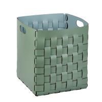 ADJ Корзинка Bottega, 35x35xH40 см., цвет: эвкалипт/небесный