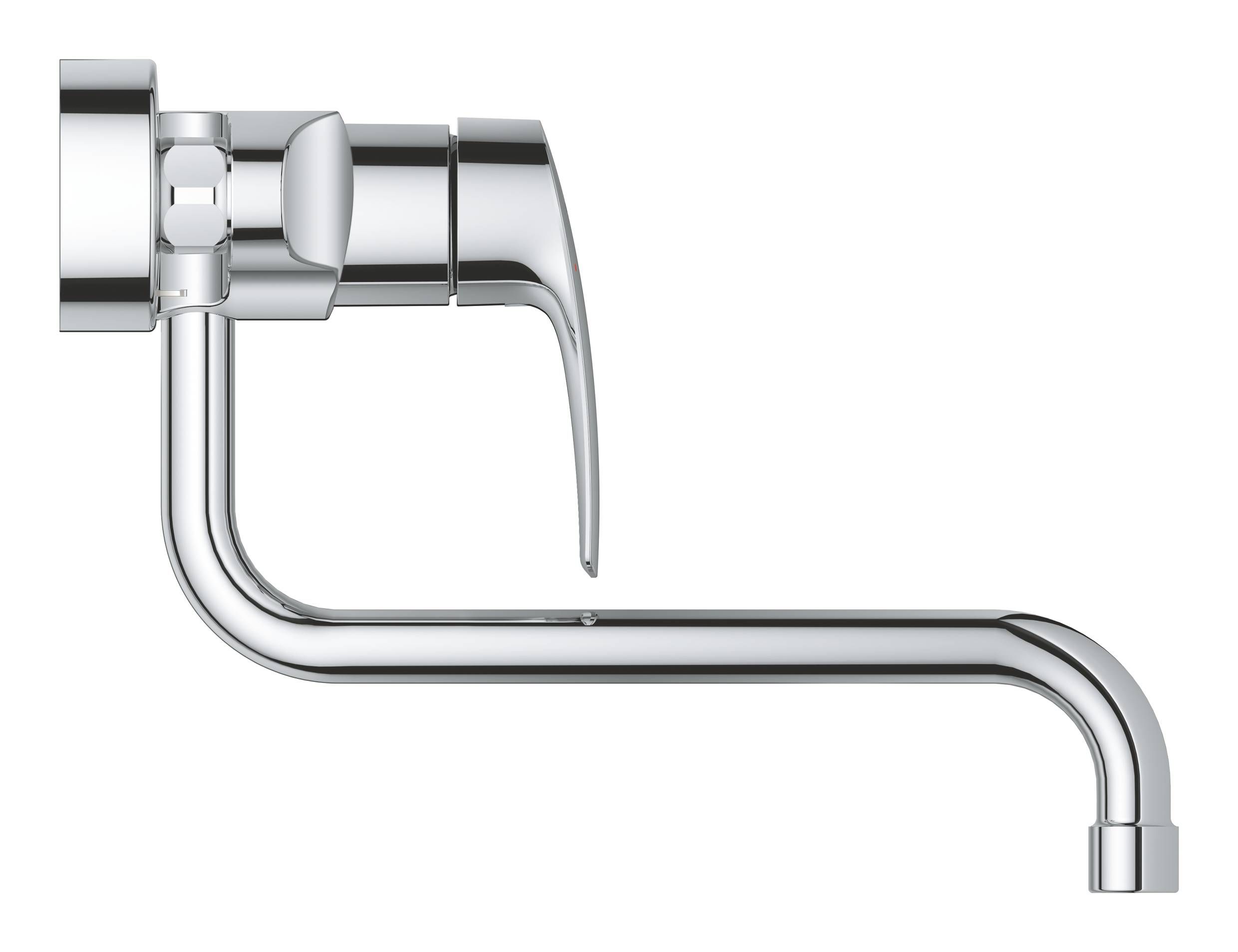 Смеситель для кухни GROHE Eurosmart 2021, настенный монтаж, вынос излива 277 мм, хром (32224003) Смеситель для кухни GROHE Eurosmart 2021, настенный монтаж, вынос излива 277 мм, хром (32224003)