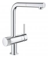 Смеситель для кухни GROHE Blue Pure Minta, с функцией фильтрации, хром, (31721000) Смеситель для кухни GROHE Blue Pure Minta, с функцией фильтрации, хром, (31721000)