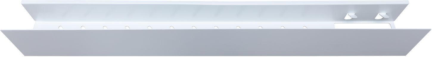 Полка Aquanet Магнум Н 90x12 белая матовая, с крючками Полка Aquanet Магнум Н 90x12 белая матовая, с крючками