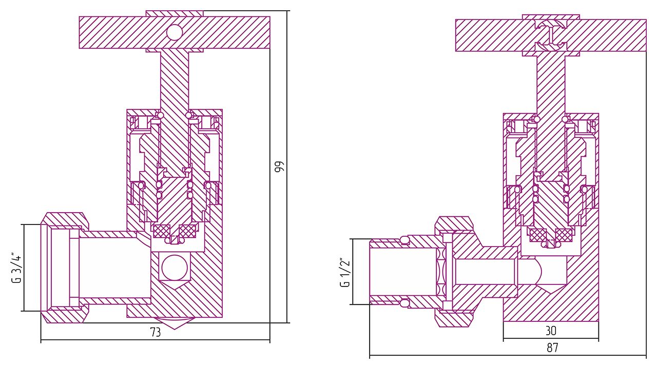 Вентиль 3D левый (крест) G 1/2" НР х G 3/4" НГ (Шампань) Вентиль 3D левый (крест) G 1/2" НР х G 3/4" НГ (Шампань)