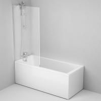 Комплект акриловой ванны со шторкой AM.PM Gem 170x70 W90ASET-170W90BS80CT без гидромассажа Комплект акриловой ванны со шторкой AM.PM Gem 170x70 W90ASET-170W90BS80CT без гидромассажа