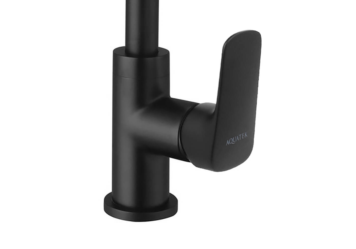 Смеситель для кухни AQUATEK (квадратный излив), матовый черный AQ1081MB ВЕГА Смеситель для кухни AQUATEK (квадратный излив), матовый черный AQ1081MB ВЕГА