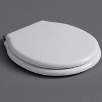 SIMAS Londra Сиденье для подвесного унитаза, цвет белый/бронза