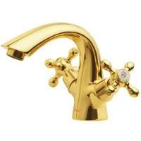 Смеситель для умывальника TRADIZIONALE ORO двуручковый
