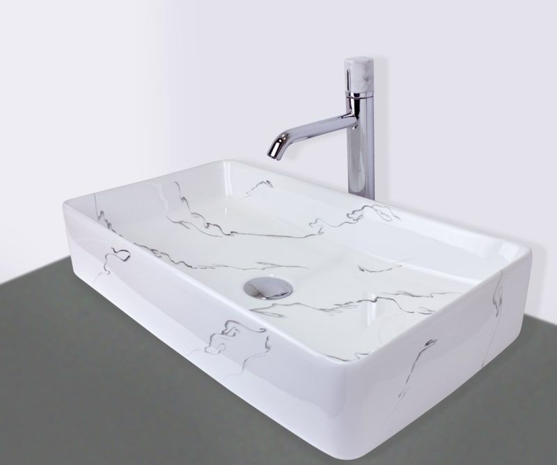 Раковина чаша Bronze de Luxe Lacio 1061BM, белый, артикул 1061BM