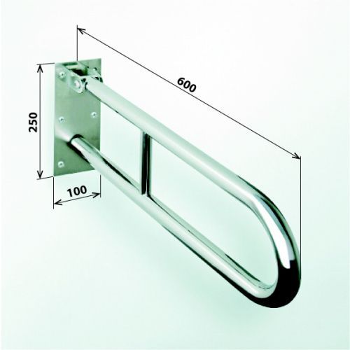 HELP Опорный U-образный поручень - 600mm, мат