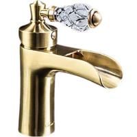 Смеситель для умывальника VOGUE CRYSTAL, бронза_Комплект