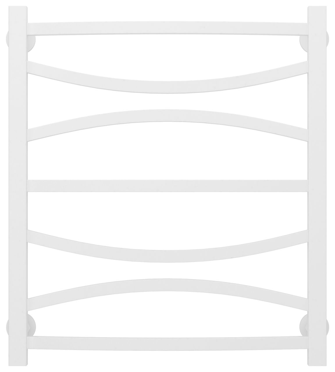 Полотенцесушитель водяной АЖУР 600х500 (Матовый белый)