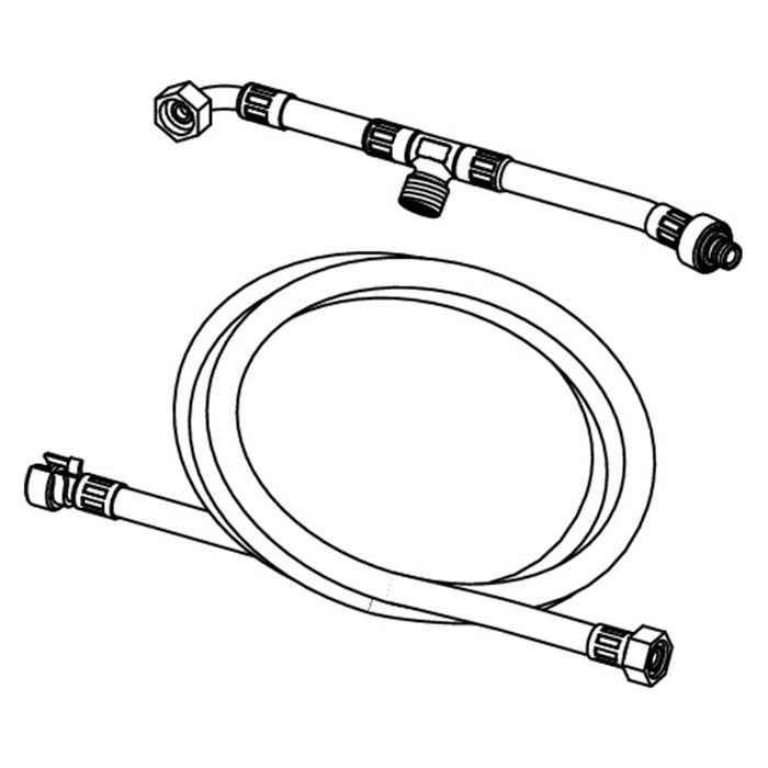 Комплект для подключения унитазов-биде, TECE, TECEprofil,