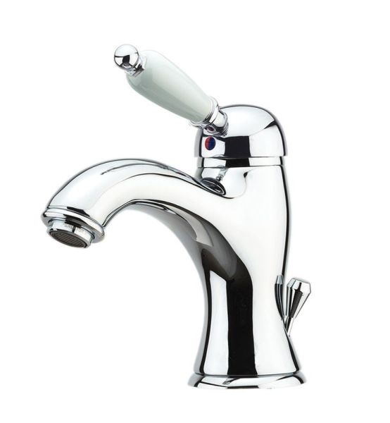 Fiore Imperiale, однорычажный смеситель для раковины c донным клапаном, цвет хром