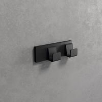 NOVELLINI FRAME Крючок 120х40 мм., двойной, цвет черный матовый NOVELLINI FRAME Крючок 120х40 мм., двойной, цвет черный матовый