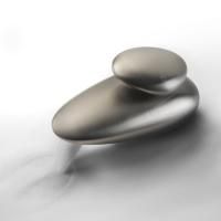 Gessi Equilibrio Смеситель для раковины дизайнерский, на 1 отверстие, без ручки (арт.52002), цвет: Finox