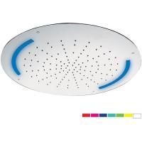 Daniel, потолочная лейка для душа с 7 цветной светодиодной подсветкой, диаметр 550 мм, цвет хром