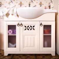 Тумба под раковину Бриклаер Кантри 105 Бежевый дуб прованс