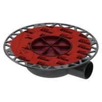 Сифон горизонтальный DN50 для террас и балконов