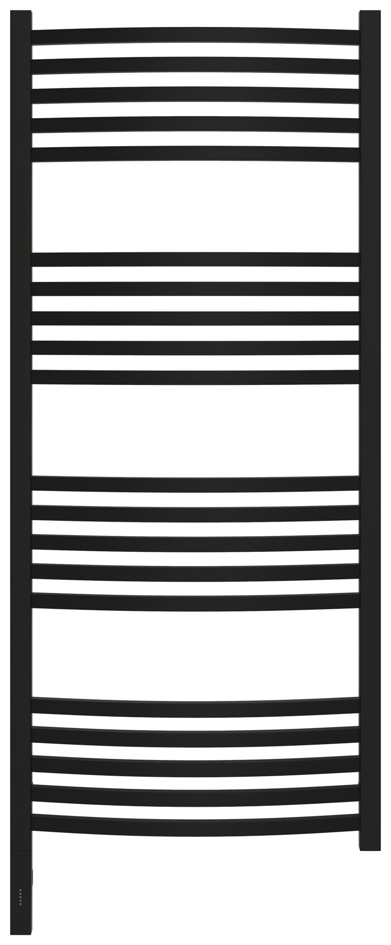 Полотенцесушитель электрический АРКУС 3.0 1200х500 МЭМ левый (Матовый чёрный)