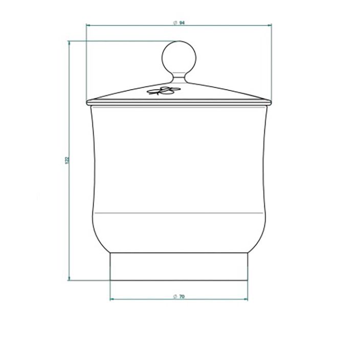 THG CAPUCINE MAUVE DECOR OR Китайская лакированная коробка с белой керамической крышкой Ø94 мм., small size, декор золото/лиловый, цвет золото THG CAPUCINE MAUVE DECOR OR Китайская лакированная коробка с белой керамической крышкой Ø94 мм., small size, декор золото/лиловый, цвет золото