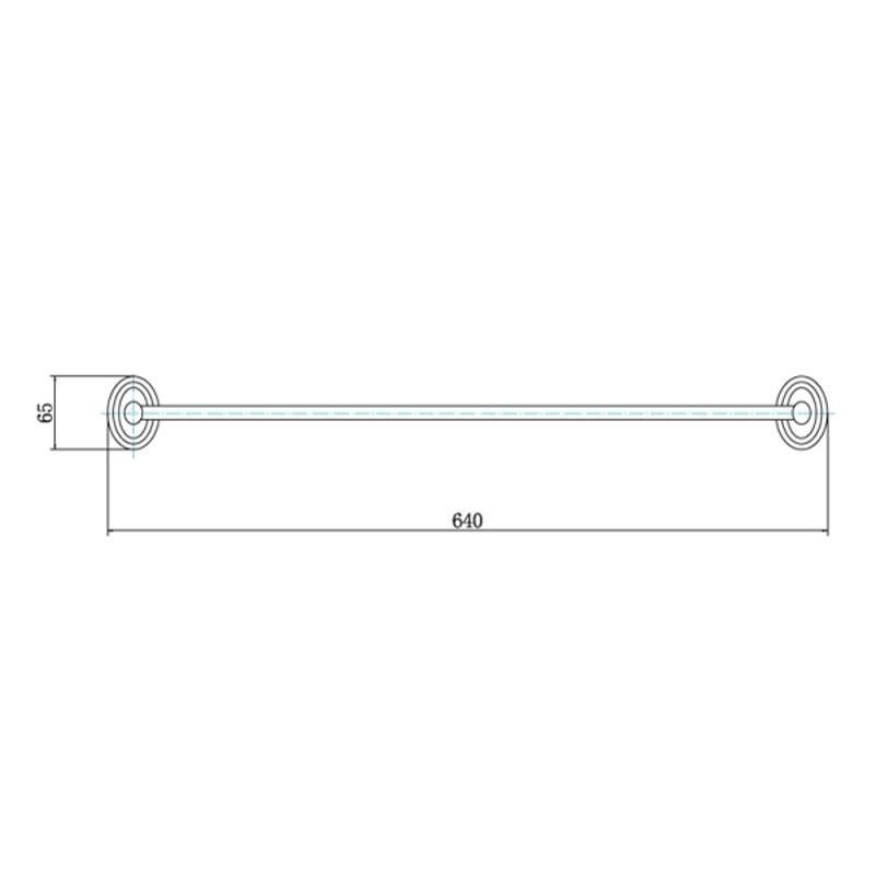 Полотенцедержатель FASHUN A1501, хром