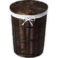 Корзина для белья WasserKRAFT Elbе 45x45x57 WB-740-L с крышкой Коричневая Корзина для белья WasserKRAFT Elbе 45x45x57 WB-740-L с крышкой Коричневая