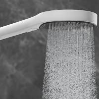 Ручной душ, Hansgrohe, Rainfinity, размер душевого диска, мм-132, форма-круглая, количество режимов-3, тип струи-PowderRain, Intense PowderRain, MonoRain, цвет-белый матовый Ручной душ, Hansgrohe, Rainfinity, размер душевого диска, мм-132, форма-круглая, количество режимов-3, тип струи-PowderRain, Intense PowderRain, MonoRain, цвет-белый матовый