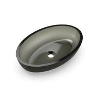 Knief Oval Shape Раковина накладная из полимерного материала 550x370x130 мм, цвет Turmalin # 020 Knief Oval Shape Раковина накладная из полимерного материала 550x370x130 мм, цвет Turmalin # 020