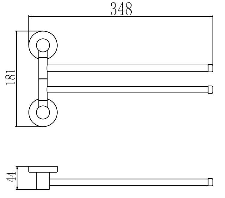 Полотенцедержатель Savol S-005602, сатин, артикул S-005602