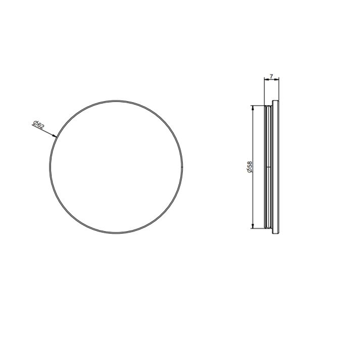 GESSI Origini Мыльница настенная белая/Finox Brushed Nickel