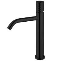 Fima Carlo Frattini Spillo Tech Смеситель для раковины, на 1 отв., высокий, XS, с донным клапаном, цвет: чёрный матовый Fima Carlo Frattini Spillo Tech Смеситель для раковины, на 1 отв., высокий, XS, с донным клапаном, цвет: чёрный матовый